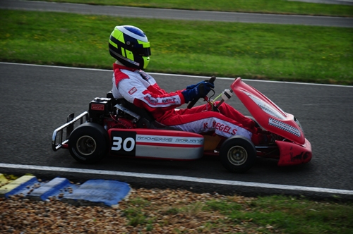 Koen Kart rijder Kris Kegels